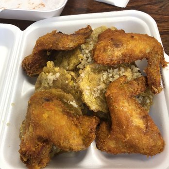 Hai San Chinese Restaurant - Wings with Tostones ( fries plantains) I always ask him for "mucho ajo mucho"! - Chinese Near Me - Ocoee, Florida Hai San Chinese Restaurant - Wings with Tostones ( fries plantains) I always ask him for "mucho ajo mucho"! - Chinese Near Me - Ocoee, Florida