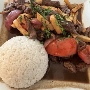 Sabor a Perú - Lomo saltado for lunch... very tasty. - Peruvian Near Me - Miami, Florida Sabor a Perú - Lomo saltado for lunch... very tasty. - Peruvian Near Me - Miami, Florida