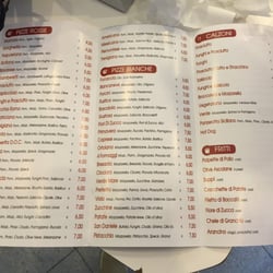 Più Pizza - Menu