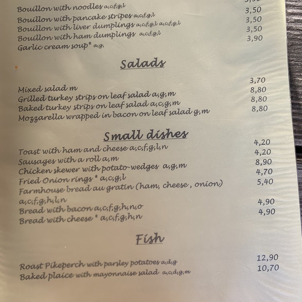 Kaminstub'n - Bouillon soups are very salty by nature. Be aware before ordering (and complaining). - Austrian Near Me - Schwechat, 3