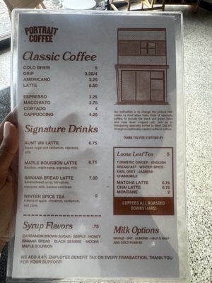 Menu photo 1 Portrait Coffee Atlanta, GA