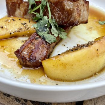 Aba - Crispy Pork Belly - Mediterranean Near Me - Austin, Texas