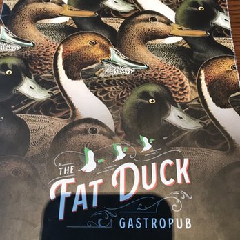 The Fat Duck Gastropub - Menu cover. - Gastropubs Near Me - Te Anau, STL