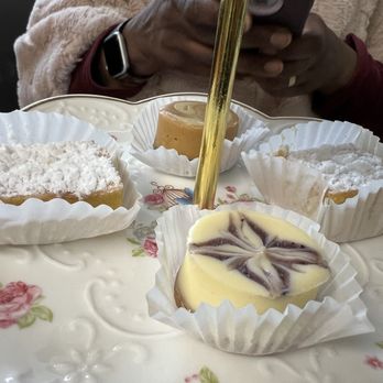 Tea List - Miniature cheesecakes and lemon bar - Coffee & Tea Near Me - Davis, California