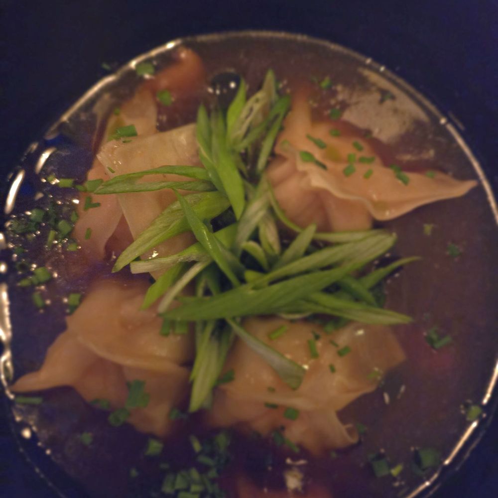 Brewery Bhavana - Seafood dumplings in mushroom broth - Dim Sum Near Me - Raleigh, North Carolina
