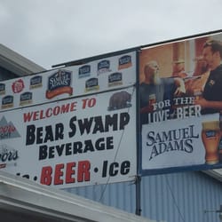 Bear Swamp - Welcome to Bear Swamp Beverage sign