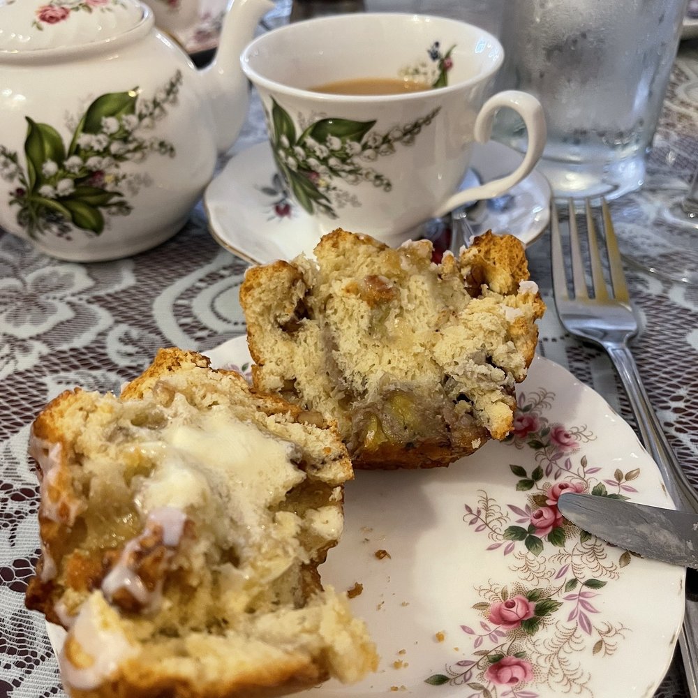 Today's scone of the day: banana walnut. Today's scone of the day: banana walnut.