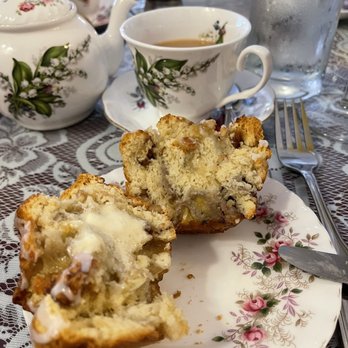 Brambles English Tea Room - Today's scone of the day: banana walnut. - Tea Rooms Near Me - Naples, Florida