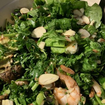 DICED Salads, Wraps & Bowls - West Cary - Shrimp and kale salad. - Gluten-Free Near Me - Cary, North Carolina