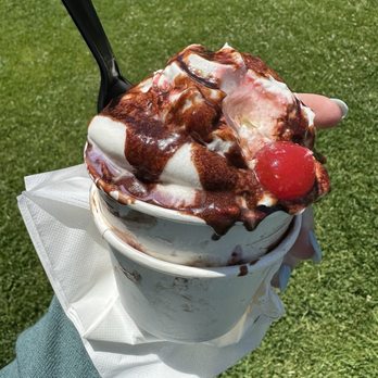 Build A Sundae - Ube with Fruity Pebbles, Chocolate Sauce, Whipped Cream and Cherries - Ice Cream & Frozen Yogurt Near Me - Sacramento, California Build A Sundae - Ube with Fruity Pebbles, Chocolate Sauce, Whipped Cream and Cherries - Ice Cream & Frozen Yogurt Near Me - Sacramento, California