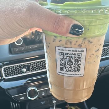 Da Vien Coffee - Coffee with Matcha Cream Top - Coffee & Tea Near Me - Rosemead, California