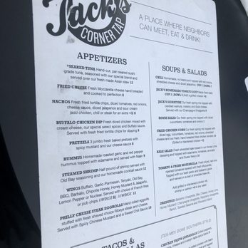 Jack's Corner Tap - Menu - American Near Me - Cornelius, North Carolina