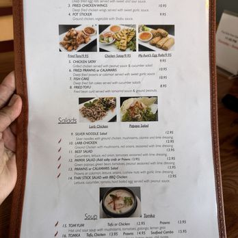 Thai Stick - Menu - Thai Near Me - Millbrae, California