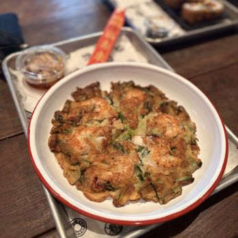 1-800-Lucky - Seafood Scallion Pancake from Unnie - Asian Fusion Near Me - Miami, Florida 1-800-Lucky - Seafood Scallion Pancake from Unnie - Asian Fusion Near Me - Miami, Florida