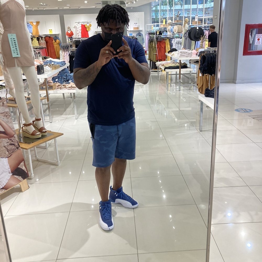Found a mirror while my wife spent money