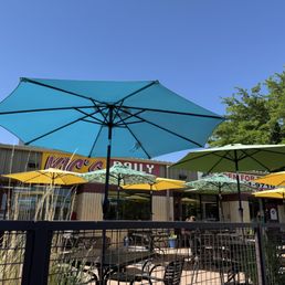 Outdoor patio, where they allow dogs.... Outdoor patio, where they allow dogs....