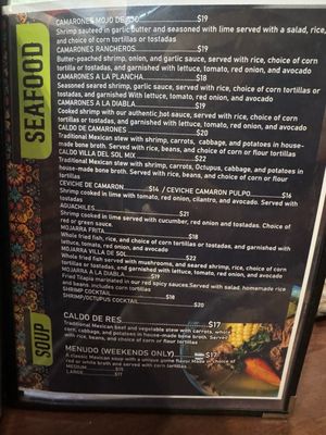 Menu photo 1 Villa Del Sol Orem, UT Menu photo 1 Villa Del Sol Orem, UT