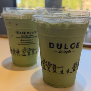 Cafe Dulce - blueberry matcha x2 - Coffee & Tea Near Me - Los Angeles, California