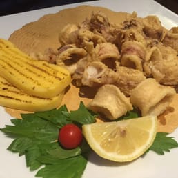 Squid and polenta Squid and polenta