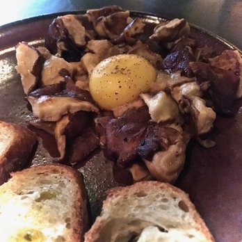 Pagu - SHIITAKE A LA PLANTXA: Sherry, egg yol,, PAGU baguette - Japanese Near Me - Cambridge, Massachusetts