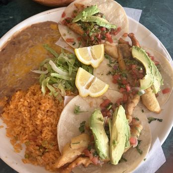La Fiesta - Fish tacos from the lunch menu. - Mexican Near Me - Fallon, Nevada