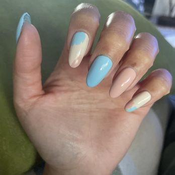 Today Nail - Blue/pink/cream - Waxing Near Me - Los Angeles, California Today Nail - Blue/pink/cream - Waxing Near Me - Los Angeles, California