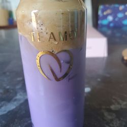 Te’amo Boba Bar - Ube Dalgona Coffee with Boba