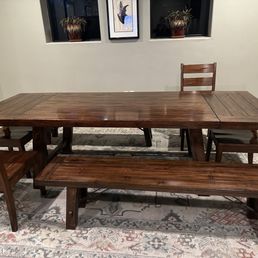 Table In back room. Nov 2024.