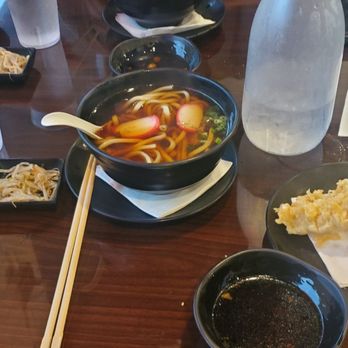 Kuni Restaurant - Tempura udon with moyashi, tsukemono, salad - Japanese Near Me - Waipahu, Hawaii Kuni Restaurant - Tempura udon with moyashi, tsukemono, salad - Japanese Near Me - Waipahu, Hawaii