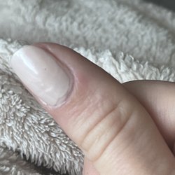 Royal Nails & Spa - Uneven coats on all my fingers look pretty bad