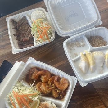 Khan & Phim Thai - Spicy garlic shrimp. Rib eye. Mango sticky rice. - Food Trucks Near Me - Haleiwa, Hawaii Khan & Phim Thai - Spicy garlic shrimp. Rib eye. Mango sticky rice. - Food Trucks Near Me - Haleiwa, Hawaii