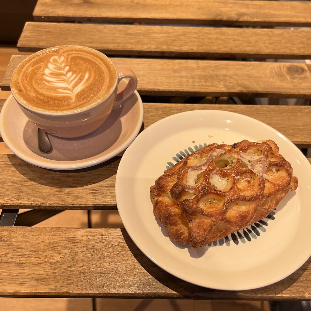 Stopgap Coffee - Cappuccino and truffle cheese pastry - Coffee & Tea Near Me - Edmonton, Alberta Stopgap Coffee - Cappuccino and truffle cheese pastry - Coffee & Tea Near Me - Edmonton, Alberta