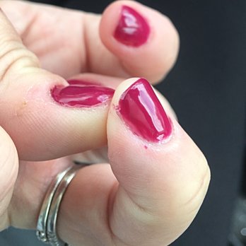 All Seasons Nail Spa - Messy shellac manicure with polish in my cuticles. Within 24 hours it was peeling up - Nail Salons Near Me - Mason, Ohio All Seasons Nail Spa - Messy shellac manicure with polish in my cuticles. Within 24 hours it was peeling up - Nail Salons Near Me - Mason, Ohio