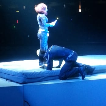 Marvel Universe LIVE! - Black Widow taking a phone call - Performing Arts Near Me - Jacksonville, Florida