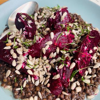 Lion and Owl - Beet and lentil salad - Breakfast & Brunch Near Me - Eugene, Oregon Lion and Owl - Beet and lentil salad - Breakfast & Brunch Near Me - Eugene, Oregon