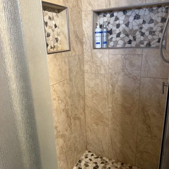 CT General Contracting - Custom spaces for shower supplies. A hot mess of wiring behind walls but team got it cleaned up and framed out fast. - General Contractors Near Me - Yucca Valley, California CT General Contracting - Custom spaces for shower supplies. A hot mess of wiring behind walls but team got it cleaned up and framed out fast. - General Contractors Near Me - Yucca Valley, California