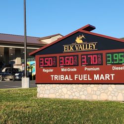Elk Valley Tribal Fuel Mart - Prices as of 11/7/24- DIESEL UNDER $4.00! Same Price, cash or card!