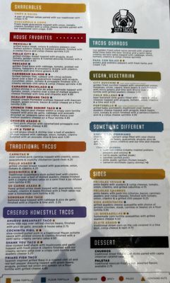 Menu photo 1 City Tacos San Diego, CA