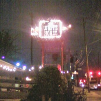 The White Horse - The sign to look for at night. - Dance Clubs Near Me - Austin, Texas