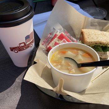 Rosie's Mountain Coffee House - excellent place for breakfast or lunch   Everything baked in-house- scones! Outside seating.  Dog friendly.   Clean bathroom. - Bakeries Near Me - Mill City, Oregon
