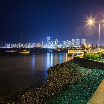 The Lazy Lobster - Hi Rise View by Night - Seafood Near Me - Labrador, QLD The Lazy Lobster - Hi Rise View by Night - Seafood Near Me - Labrador, QLD