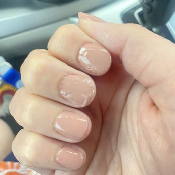 Ocean Spa And Nails - Nails, nude, polish, messy, manicure - Waxing Near Me - Reno, Nevada
