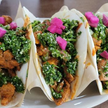 Prince Lebanese Grill - Spicy chicken shwarma tacos!!! They sell individually. They should definitely make a plate/combo - Mediterranean Near Me - Arlington, Texas Prince Lebanese Grill - Spicy chicken shwarma tacos!!! They sell individually. They should definitely make a plate/combo - Mediterranean Near Me - Arlington, Texas