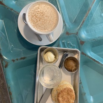 Blueprint Coffee - Chai latte and biscuit - Coffee Roasteries Near Me - Saint Louis, Missouri