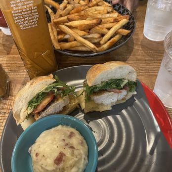 Nando's Peri-Peri - Chicken sandwich  Xl fries - Portuguese Near Me - Naperville, Illinois