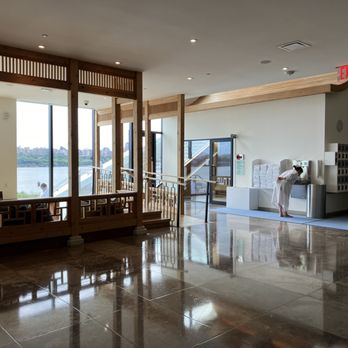 SoJo Spa Club - Area outside saunas on 5th floor - Saunas Near Me - Edgewater, New Jersey