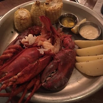 Brigantine - Steamed lobster. Average. The buttery corn was cooked perfectly though. - Seafood Near Me - Del Mar, California