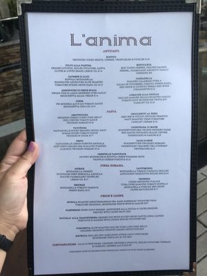 Menu photo 8 L'Anima Philadelphia, PA
