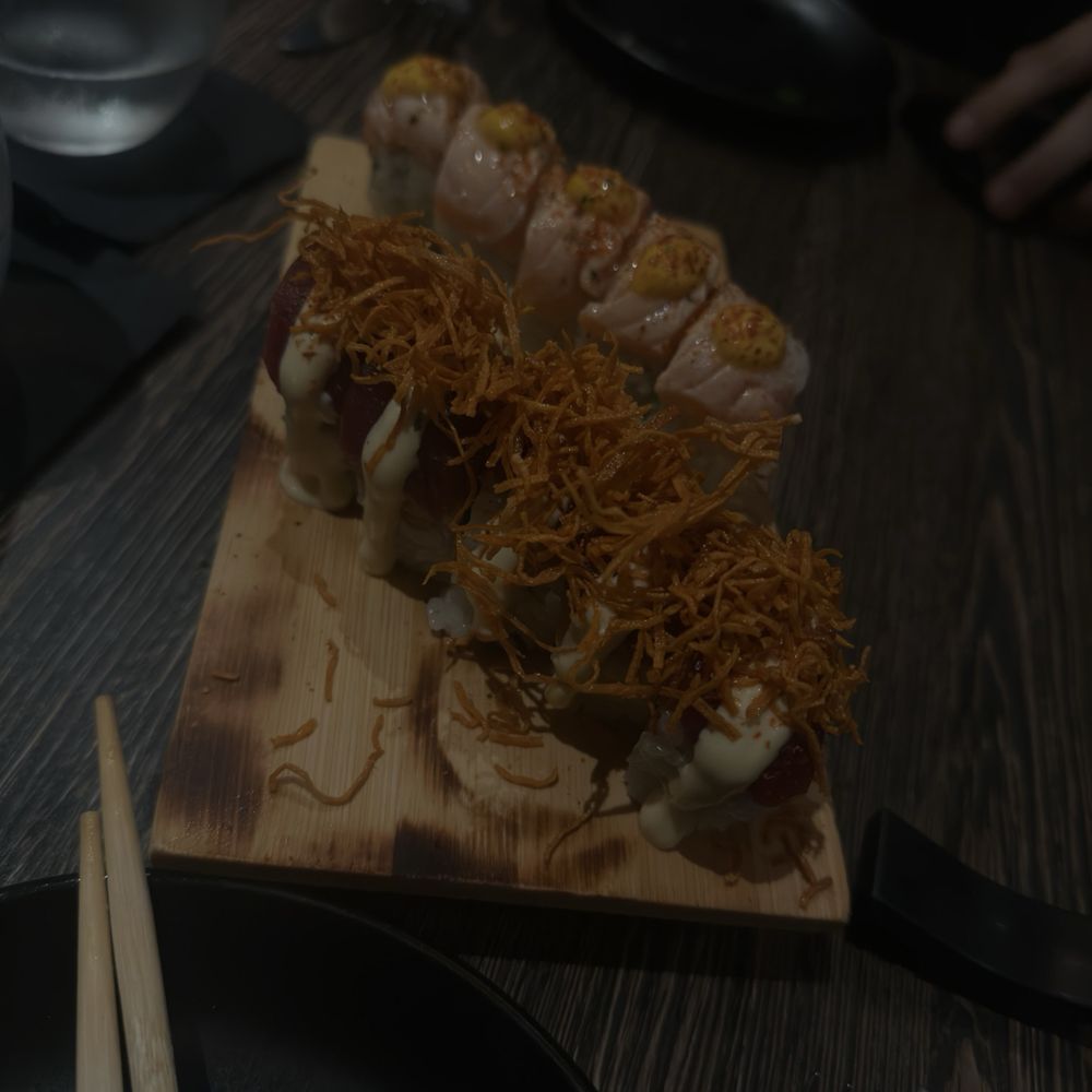 1111 Nikkei - Half: Tuna Acevichado / Half: Nibui Truffle Maki - Peruvian Near Me - Pinecrest, Florida 1111 Nikkei - Half: Tuna Acevichado / Half: Nibui Truffle Maki - Peruvian Near Me - Pinecrest, Florida