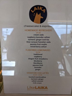 Menu photo 8 Laika Cheesecake & Espresso San Antonio, TX Menu photo 8 Laika Cheesecake & Espresso San Antonio, TX